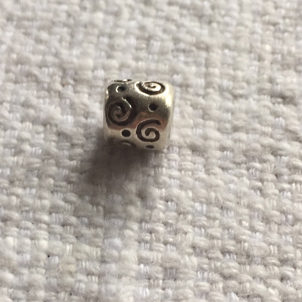 Swirl Pandora charm